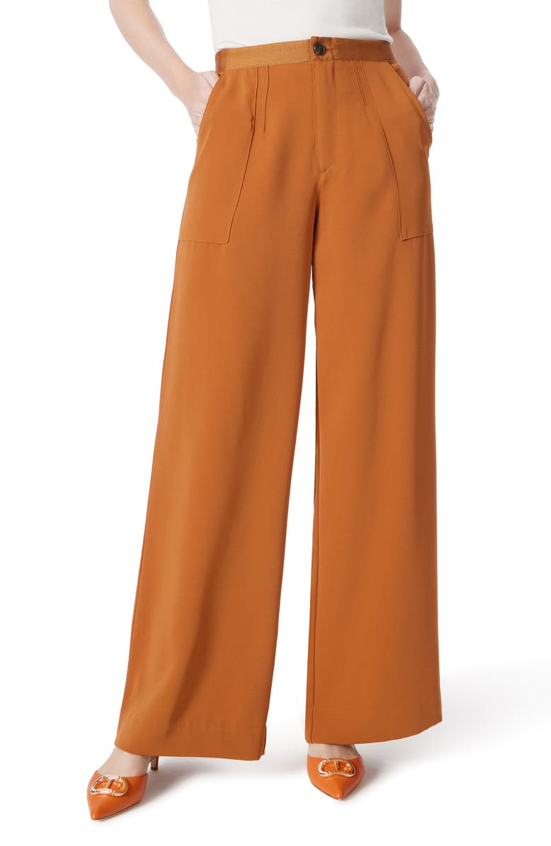 DO by Dee Ocleppo Utility Wide Leg Suiting Pants, Main, color, Sugar Almond