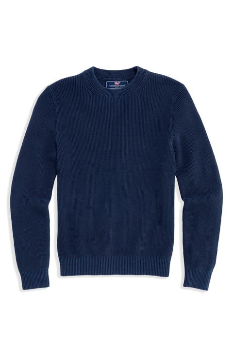 Kids' Garment Dye Crewneck Sweater