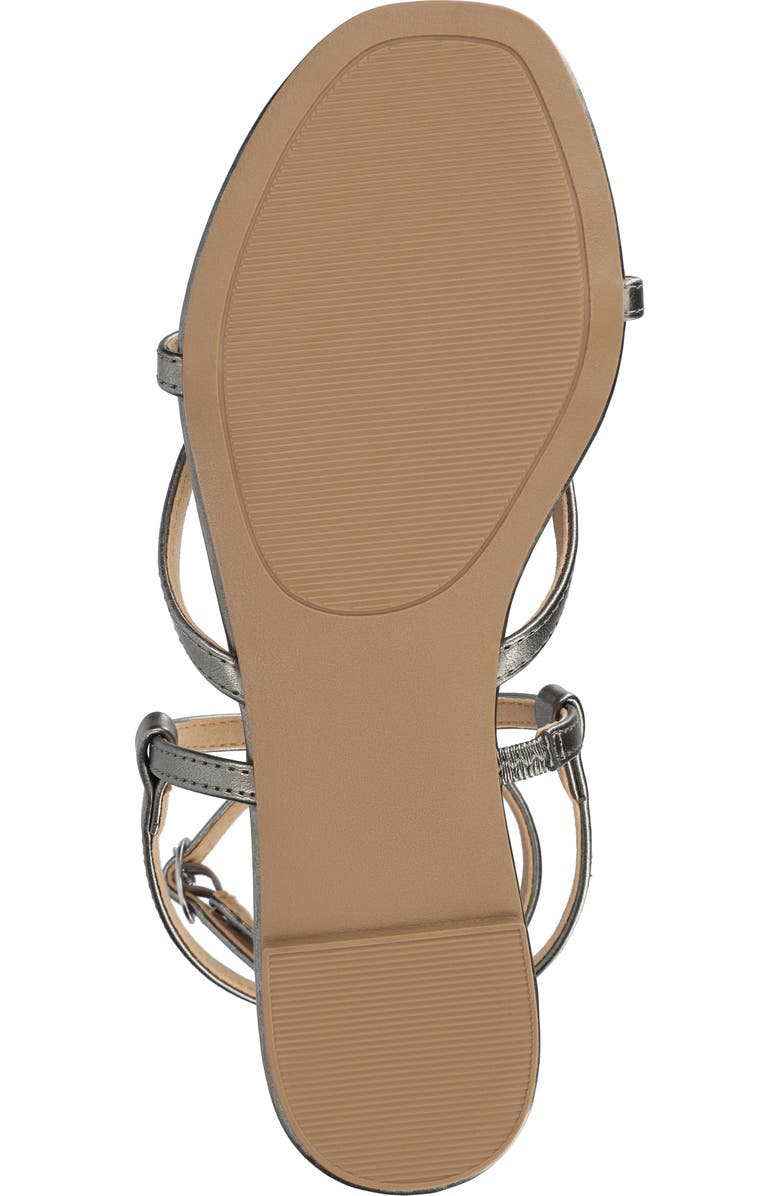 Journee Collection Serissa Ankle Strap Sandal, Alternate, color, Pewter