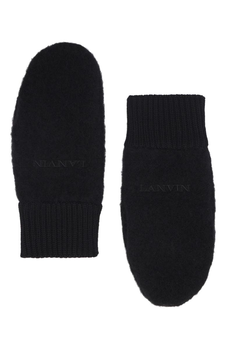 Lanvin Wool Mittens, Main, color, 