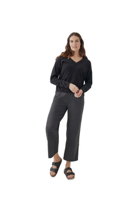 Organic Cotton Daily Twill Crop Pant