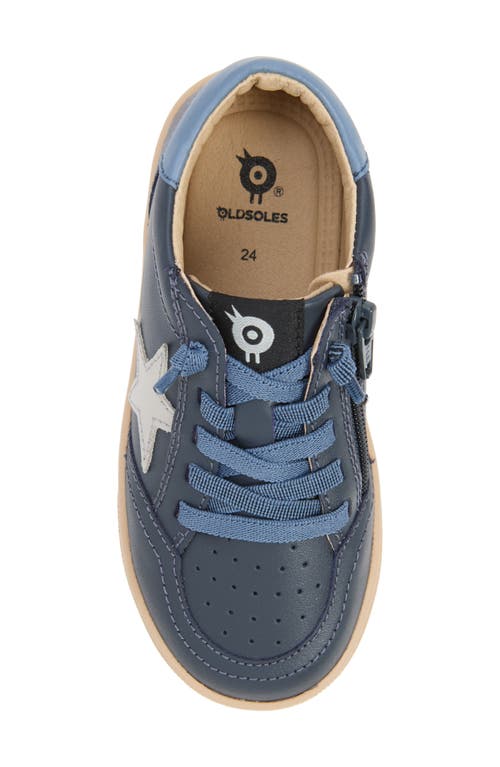 Old Soles Kids' Platinum Runner Sneaker In Blue