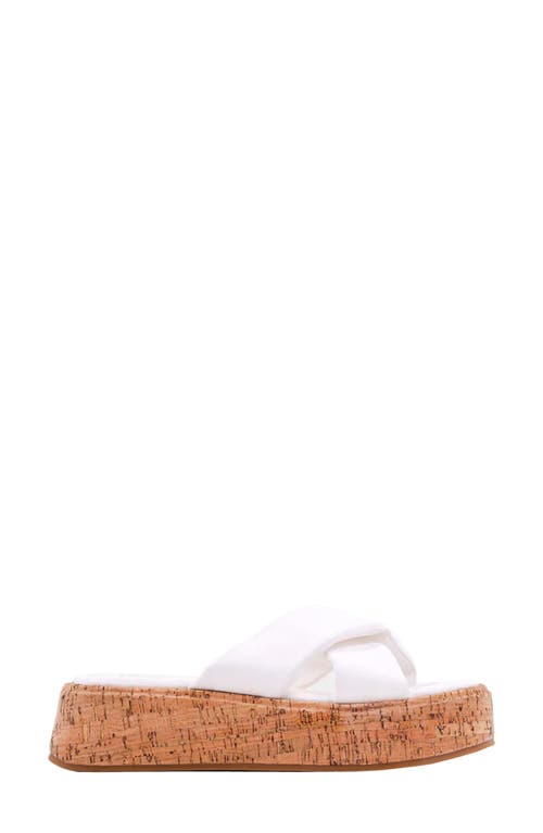 Shushop Lydia Platform Slide Sandal