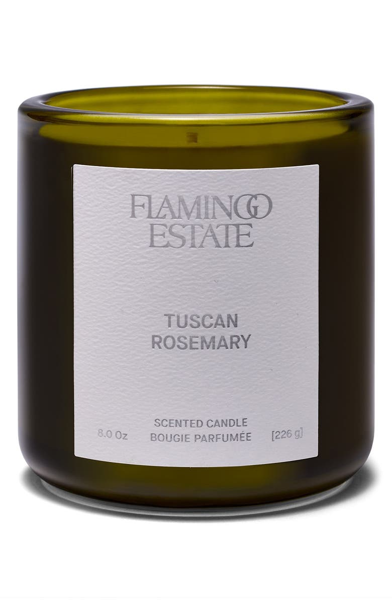 FLAMINGO ESTATE Tuscan Rosemary Candle, Alternate, color, Green