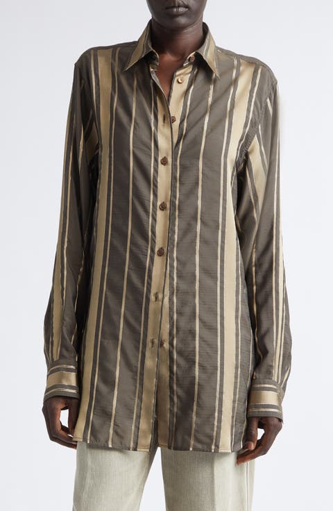 Striped Lurex Shirt