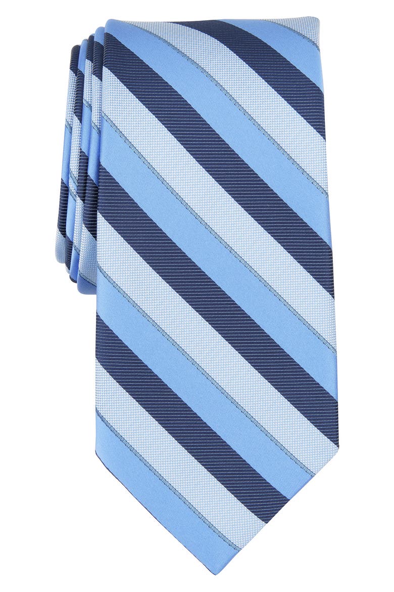 Carlton Stripe Tie, Main, color, LIGHT BLUE