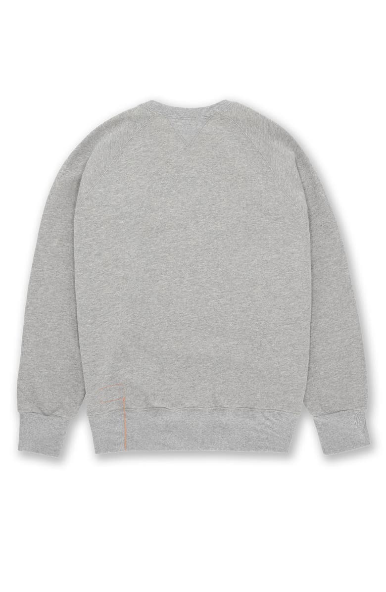 Fortela Harvard Fleece Jersey Raglan Sleeve Sweatshirt, Alternate, color, Melange