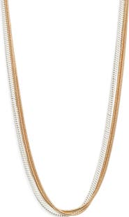 Nordstrom Snake Chain Layered Necklace