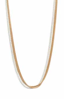 Nordstrom Snake Chain Layered Necklace