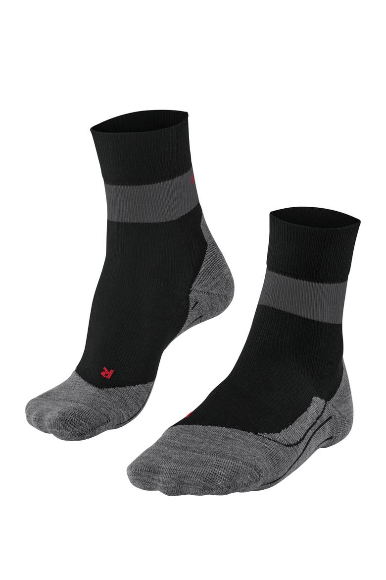 RU Compression Stabilizing Running Socks, Main, color, Black-Mix