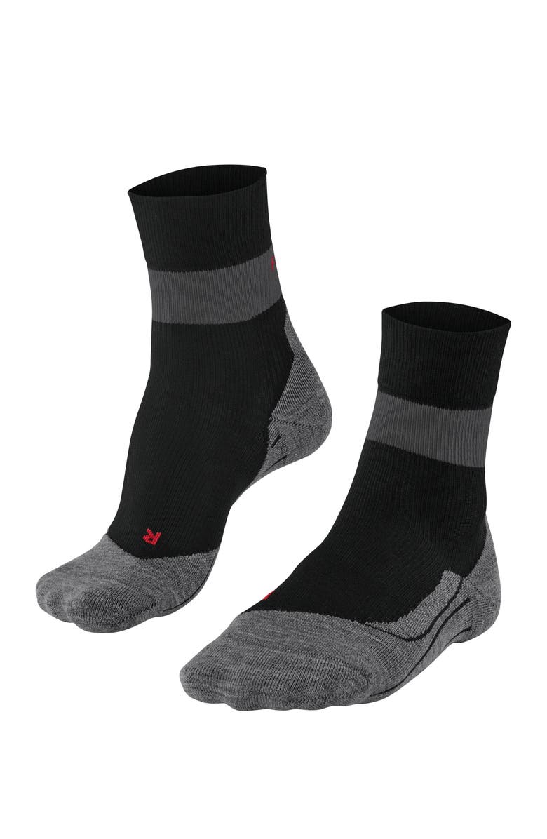 Falke RU Compression Stabilizing Running Socks, Main, color, Black-Mix