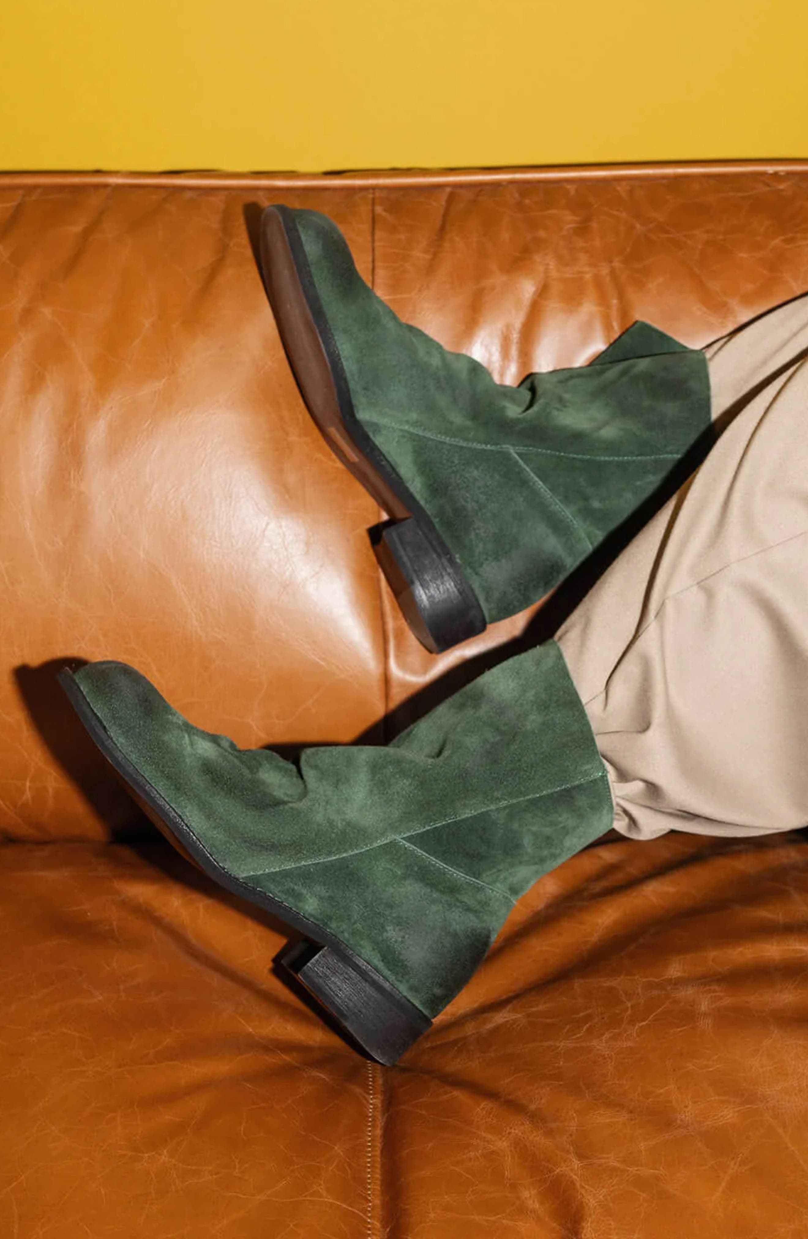 ANTELOPE Louie Slouch Bootie, Alternate, color, Green
