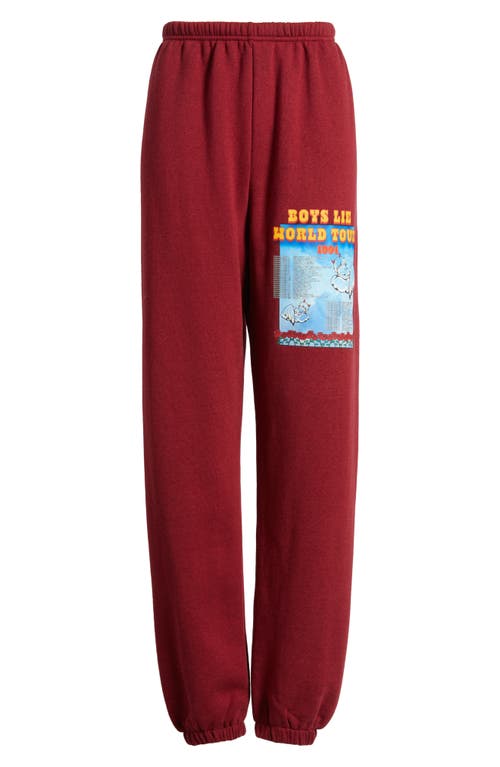 Boys Lie Wolrd Tour Round 2 Kimmy Graphic Sweatpants