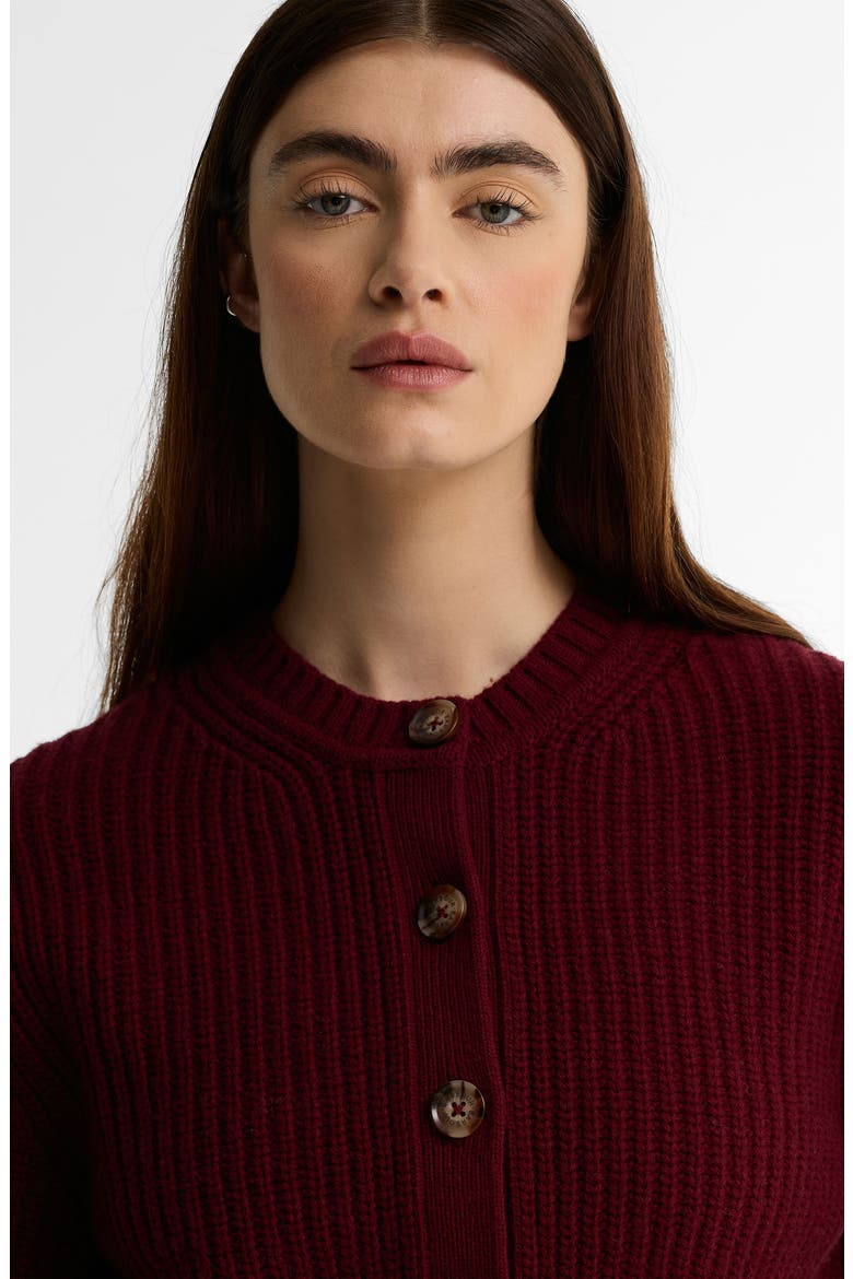 Adalyn Rib Cardigan, Alternate, color, CRANBERRY RED