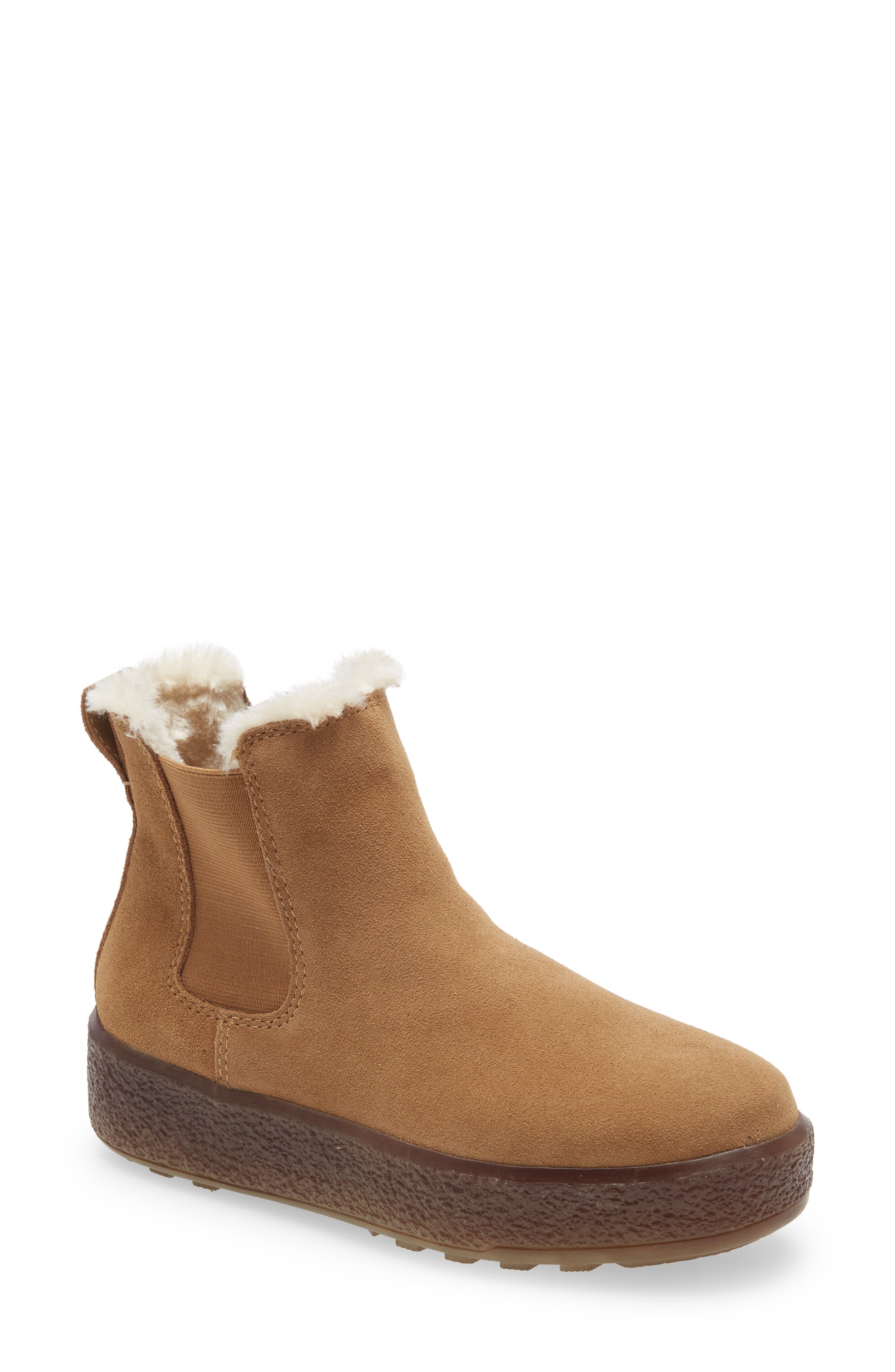 Madewell The Toasty Chelsea Boot, Main, color, 