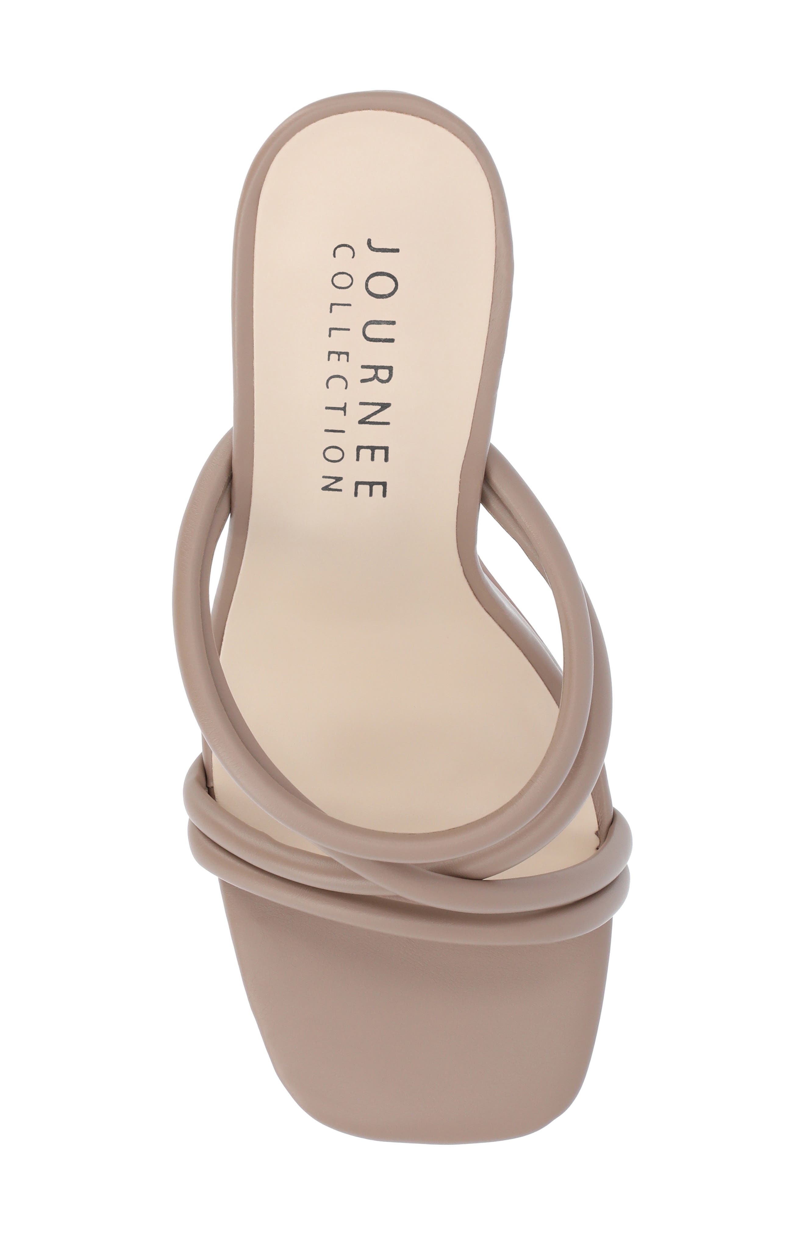 Journee Collection Louisse Sandal, Alternate, color, Taupe