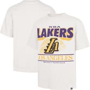 '47 Men's '47 White Los Angeles Lakers City Edition Shifty Foundation T-Shirt