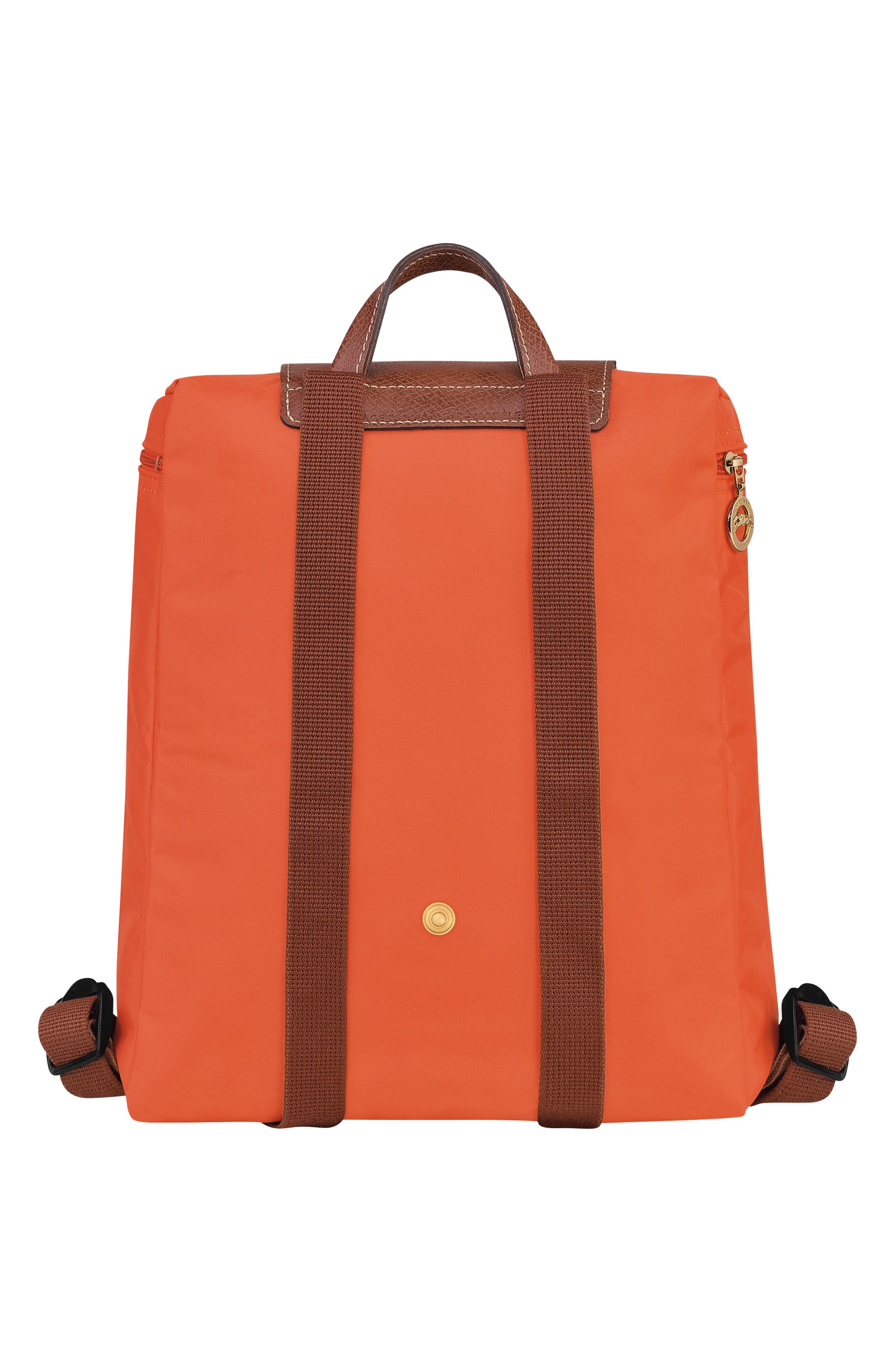 Le Pliage Nylon Canvas Backpack, Alternate, color, ORANGE/ ORANGE