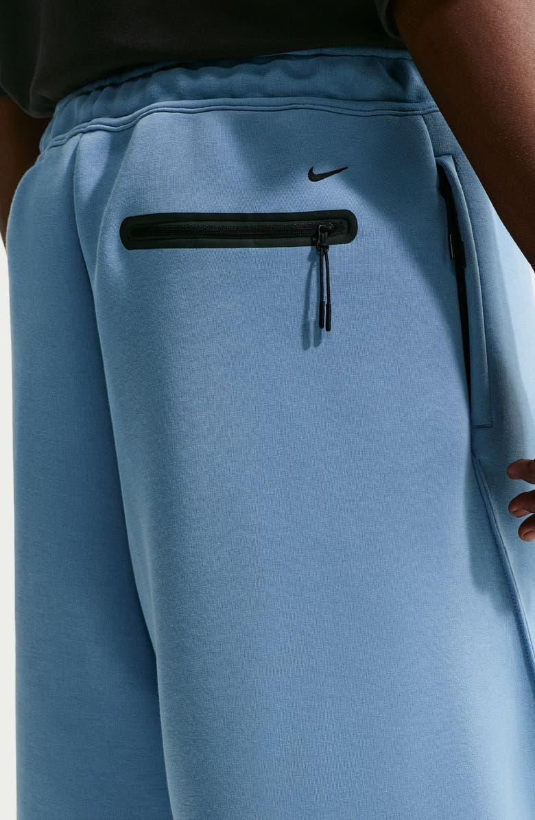 Nike Tech Fleece Shorts, Alternate, color, Work Blue/ Black