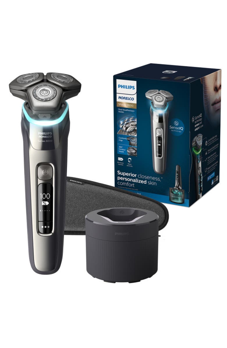 Philips Norelco 9500 Rechargeable Wet & Dry Electric Shaver, Alternate, color, Silver