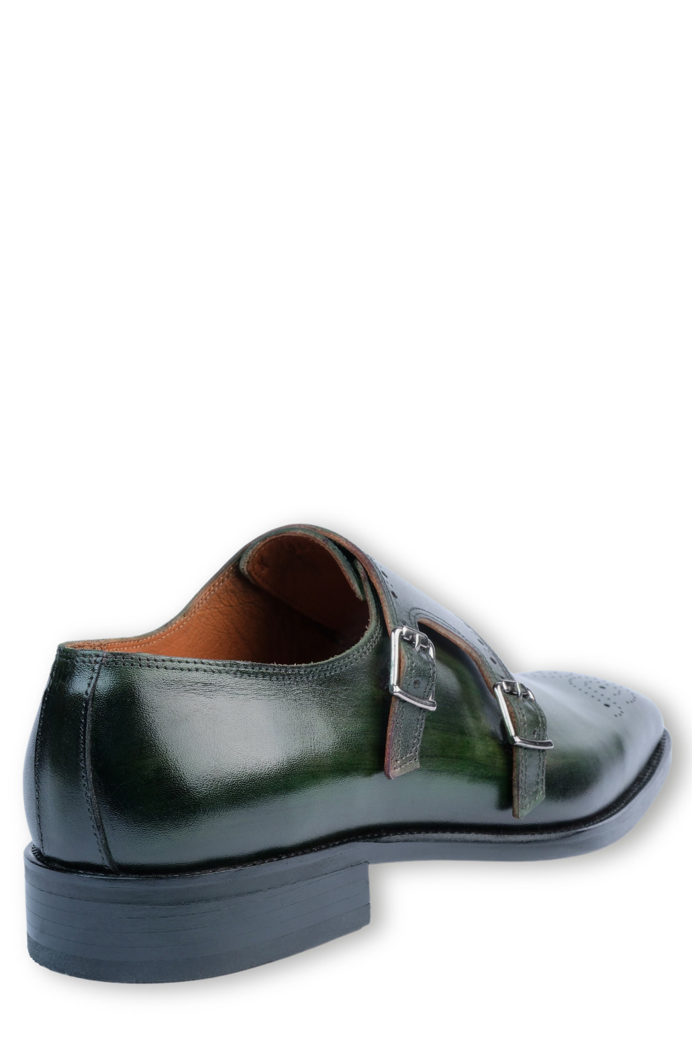 VELLAPAIS Dorchester Double Monk Strap Leather Loafer, Alternate, color, 