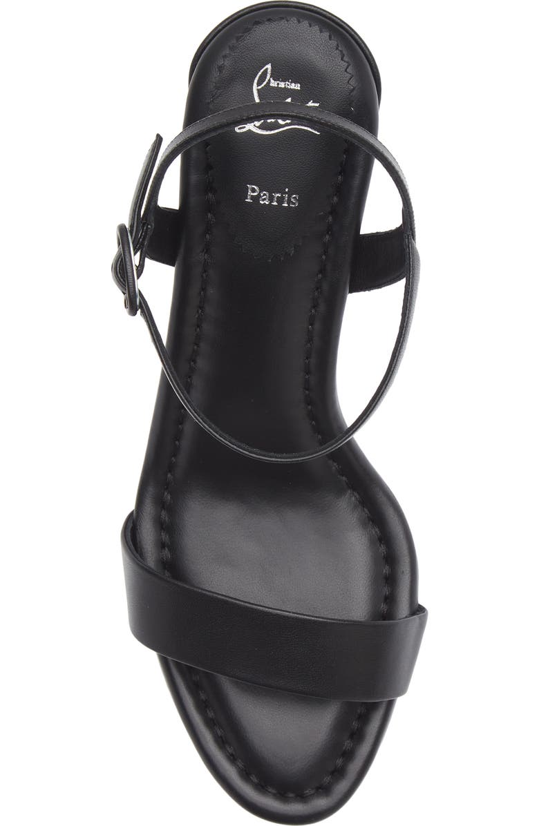 Christian Louboutin Miss Jane Sandal, Alternate, color, B439 Black/ Lin Black