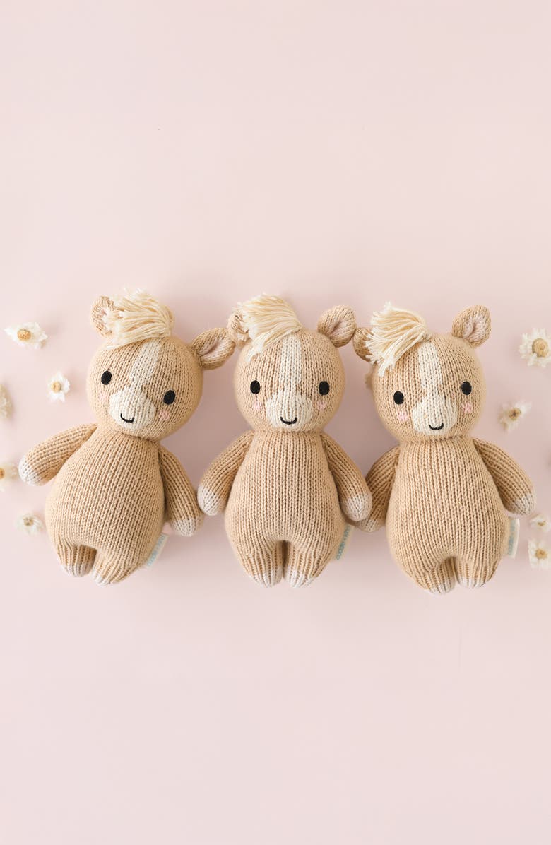 cuddle+kind Baby Pony Stuffed Animal, Alternate, color, Beige