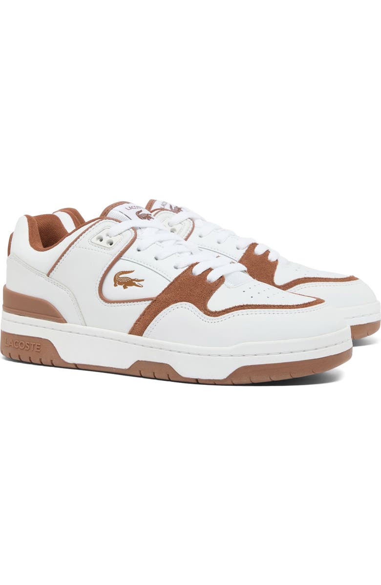 Lacoste Core Essential Sneaker, Main, color, White/ Brown
