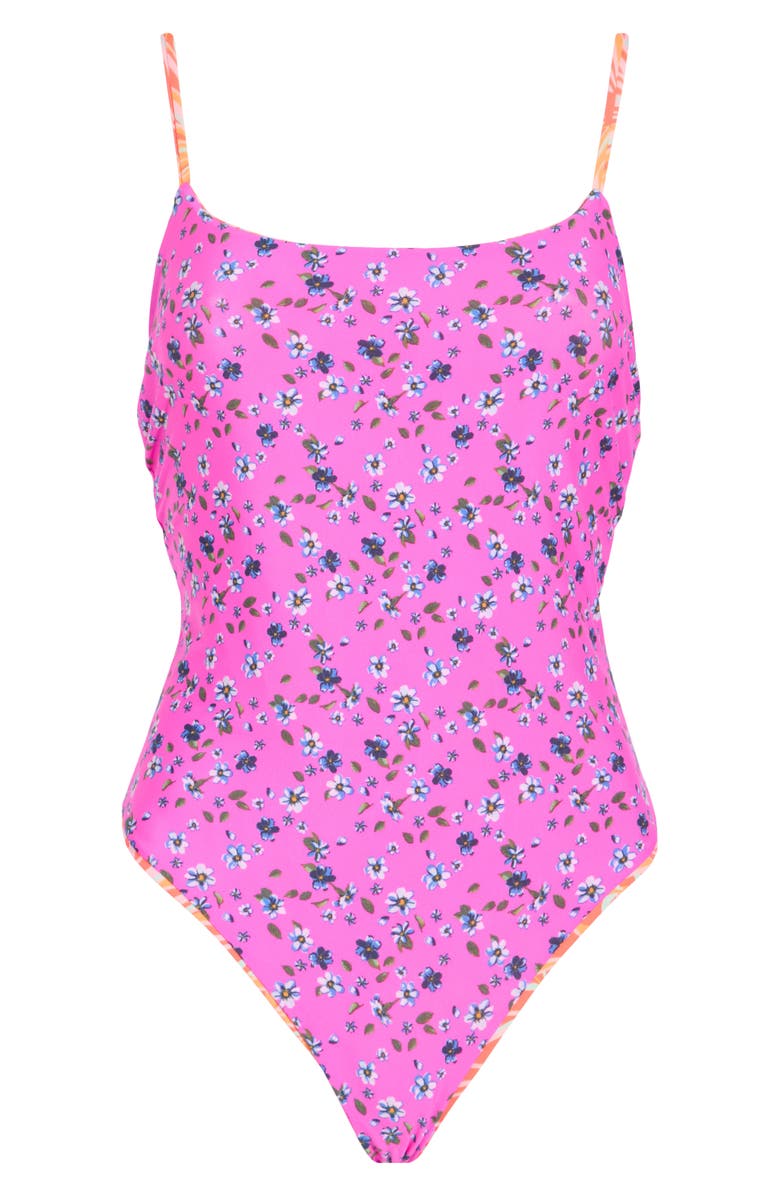 Maaji Luster One-Piece Swimsuit, Alternate, color, Pink