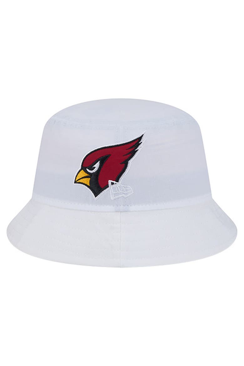 Men's New Era White Arizona Cardinals Helmet Bucket Hat, Alternate, color, White