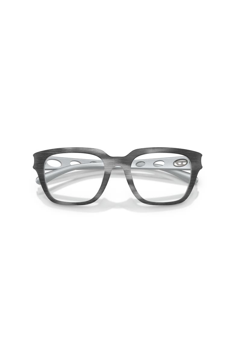 52mm Square optical glasses, Alternate, color, Black