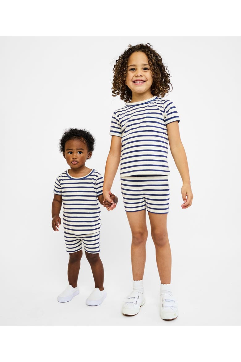 Harley Short, Alternate, color, navy stripe