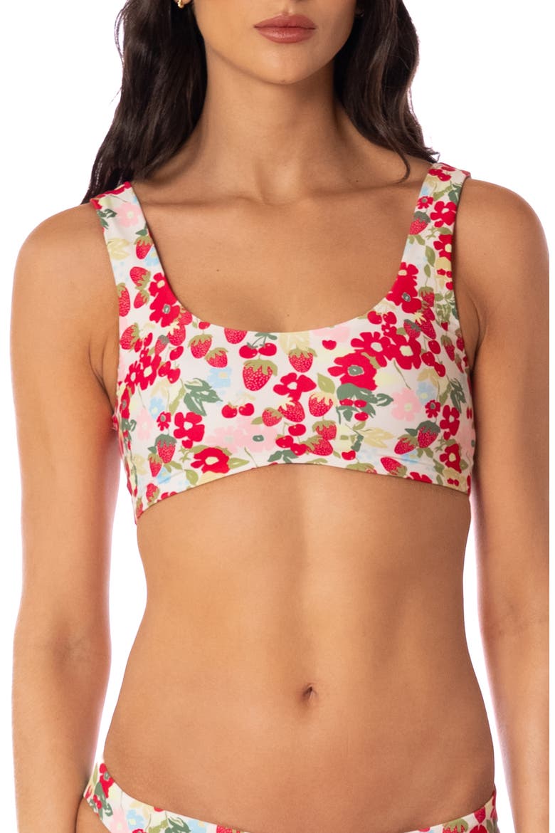 Dazzle Reversible Bikini Top, Alternate, color, OPEN WHITE