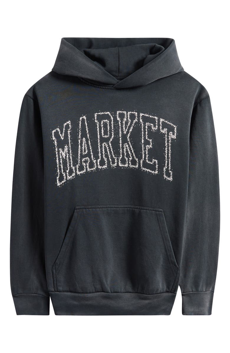 MARKET Vintage Arc Logo Hoodie, Alternate, color, Pirate-Black