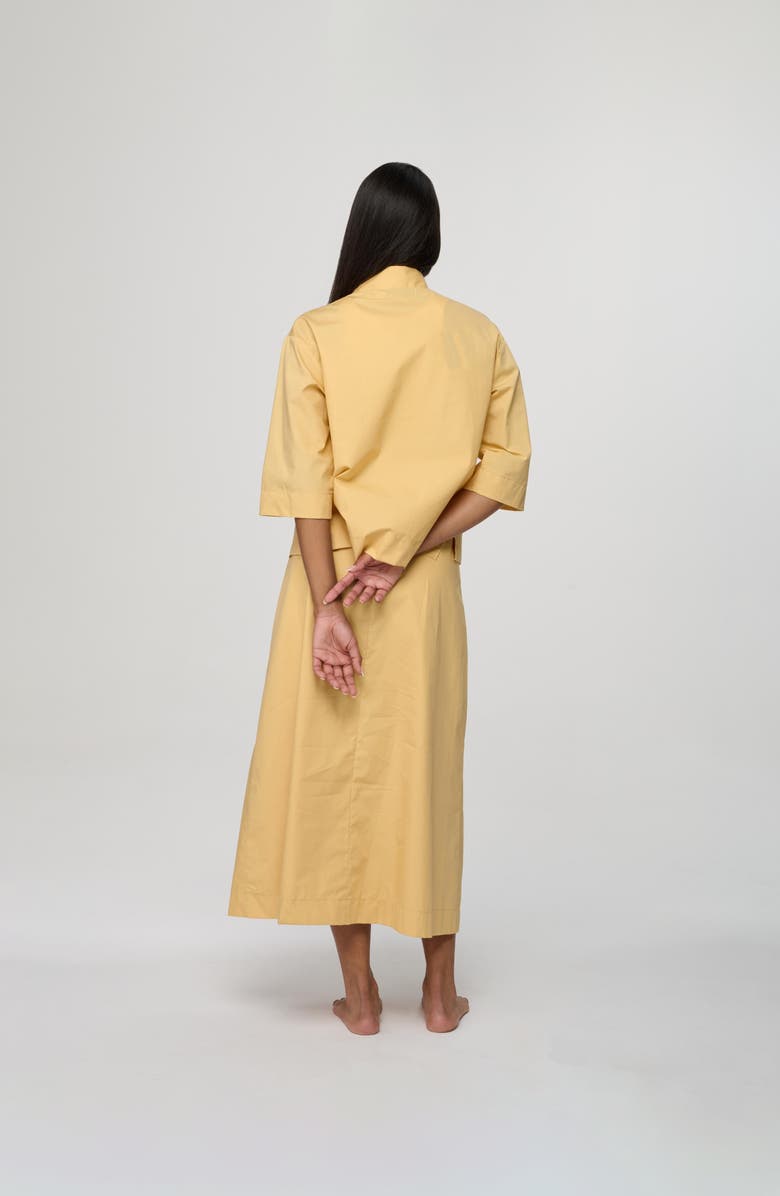 By Tess Collection Poppy Skirt, Alternate, color, Pale Yellow