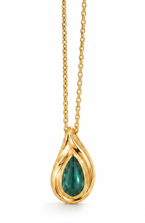 Teardrop Pendant Necklace