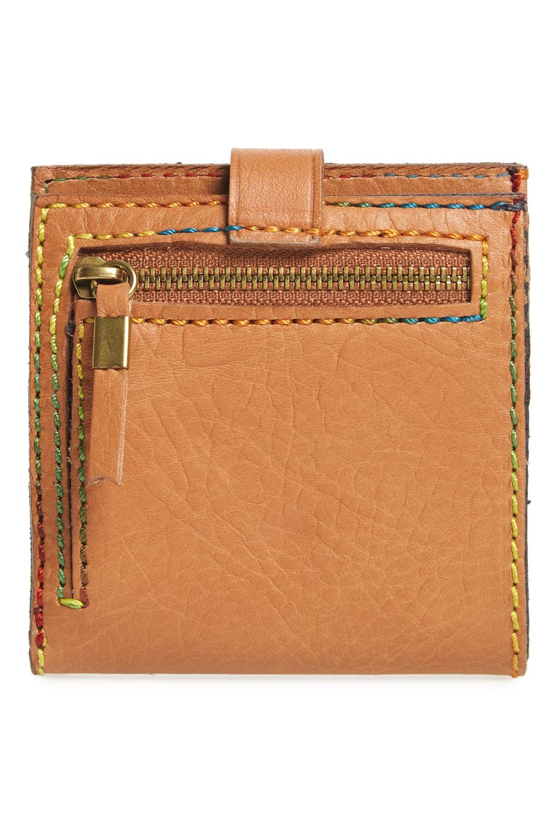 The Post Bifold Leather Wallet, Alternate, color, DESERT CAMEL