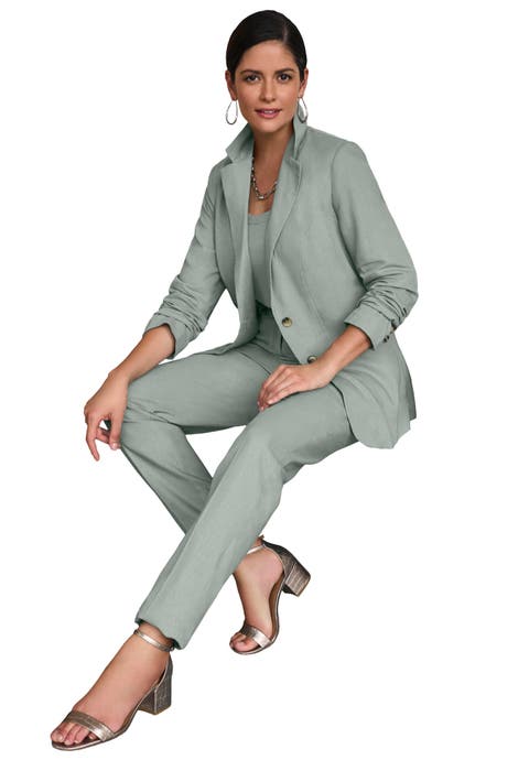 Long Denim Jacket (Plus)