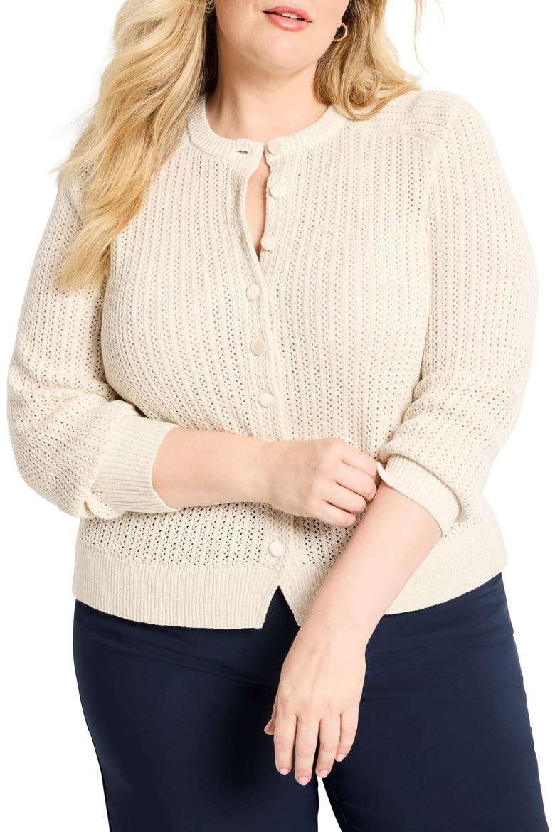 Party Cardy Sparkle Cardigan, Main, color, CLASSIC CREAM