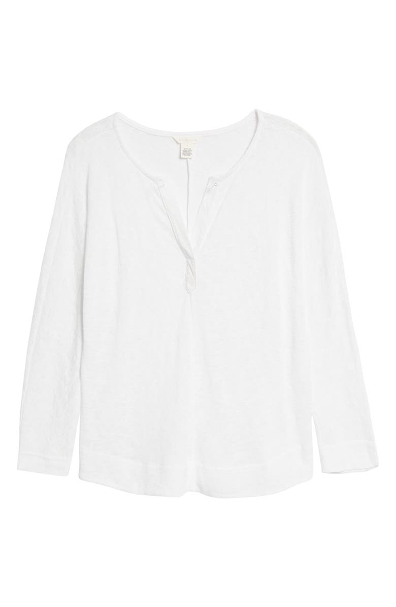 Caslon<sup>®</sup> Women's Split Neck Top, Alternate, color, 