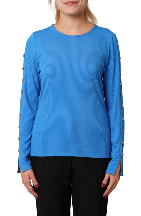 Keyhole Long Sleeve Top