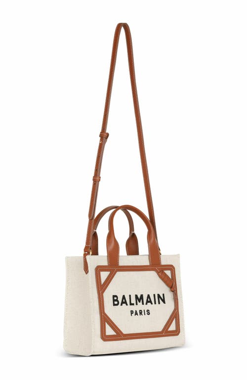 Shop Balmain B-army Small Tote Bag