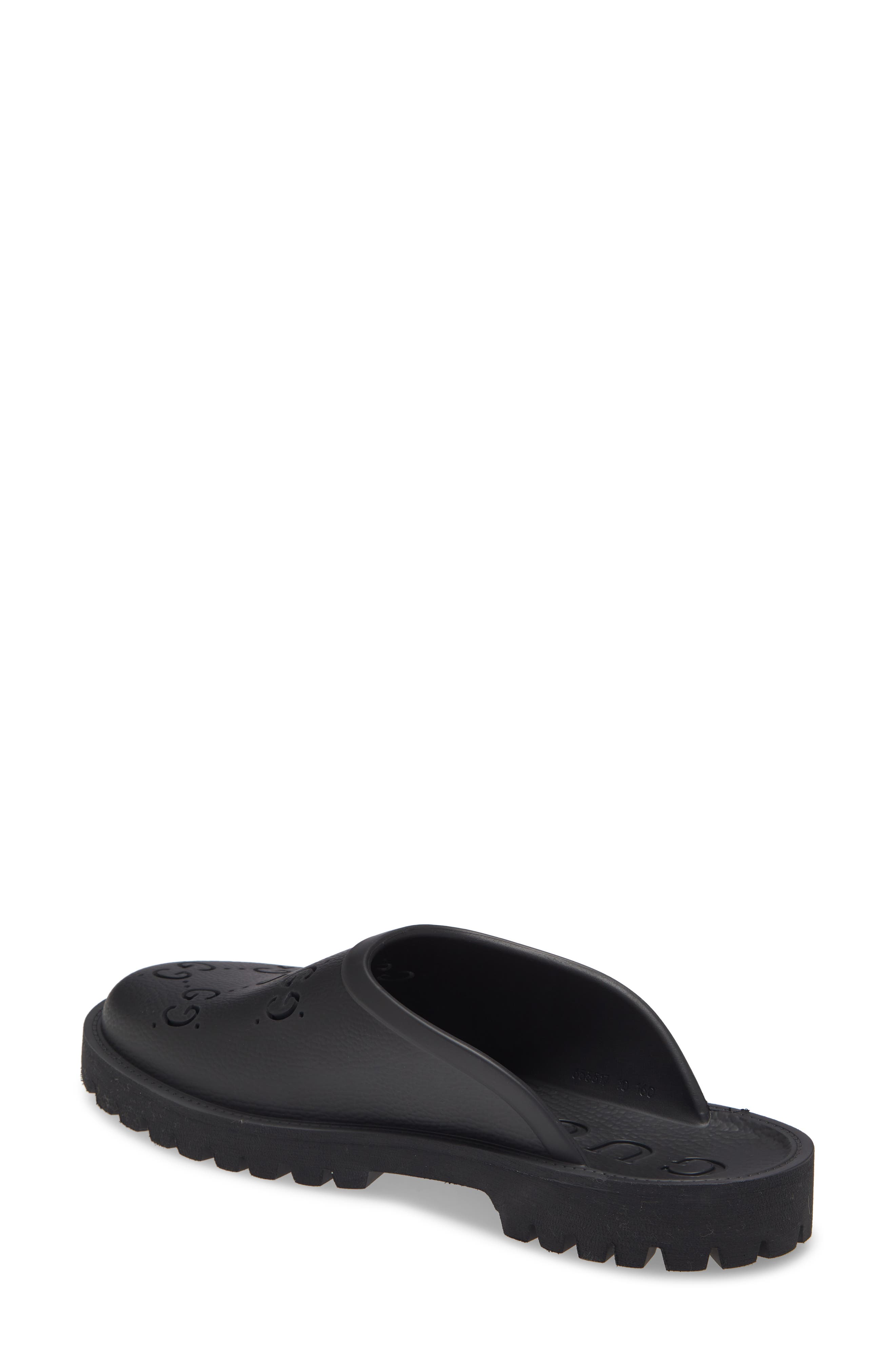Elea GG Perforated Mule, Alternate, color, BLACK