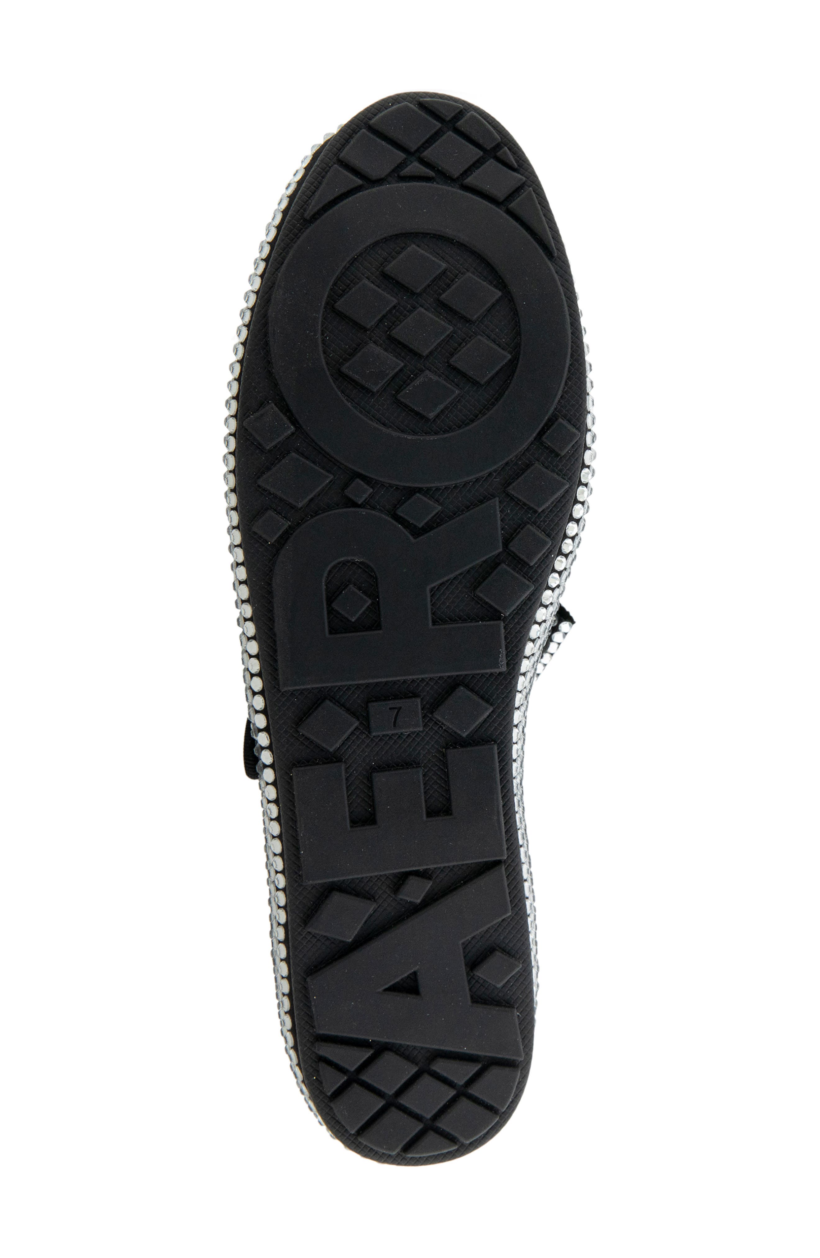 Aerosoles Poppy Mary Jane Flat, Alternate, color, Black Satin Fabric/ Crystals
