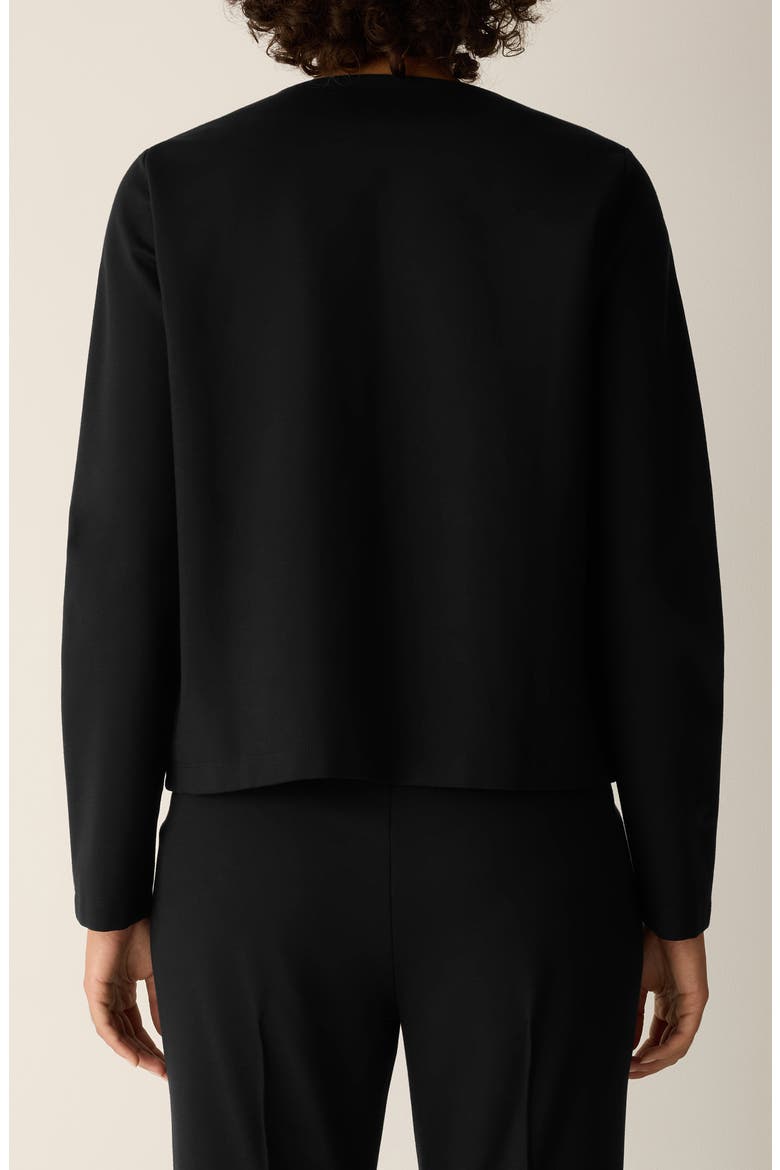 Double Knit Jacket, Alternate, color, BLACK