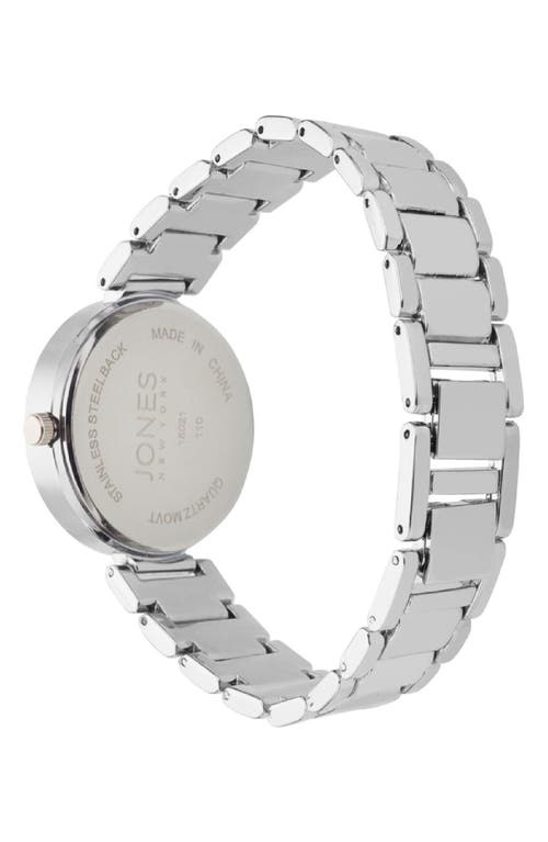 Jones New York Crystal Sunray Quartz Bracelet Watch, 32.5mm In Metallic