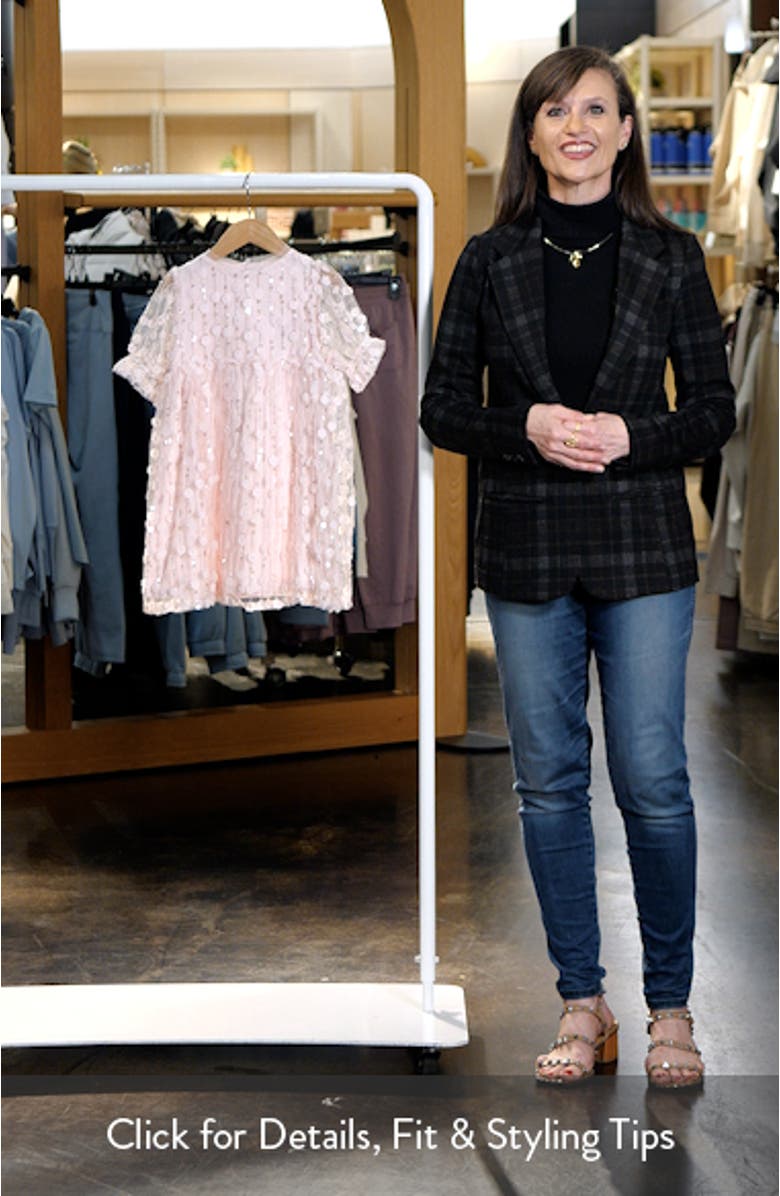 Kids' Sequin Floral Dress, sales video thumbnail