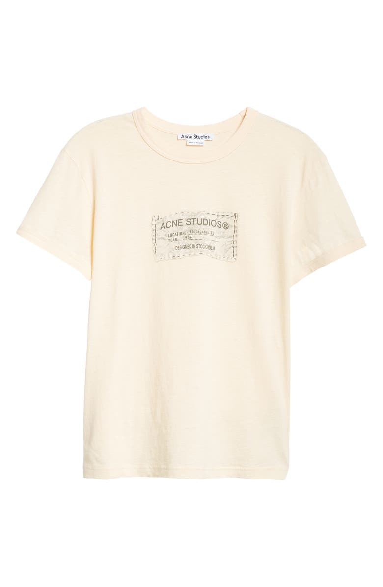Acne Studios Etza Midsummer Logo Graphic T-Shirt, Alternate, color, 