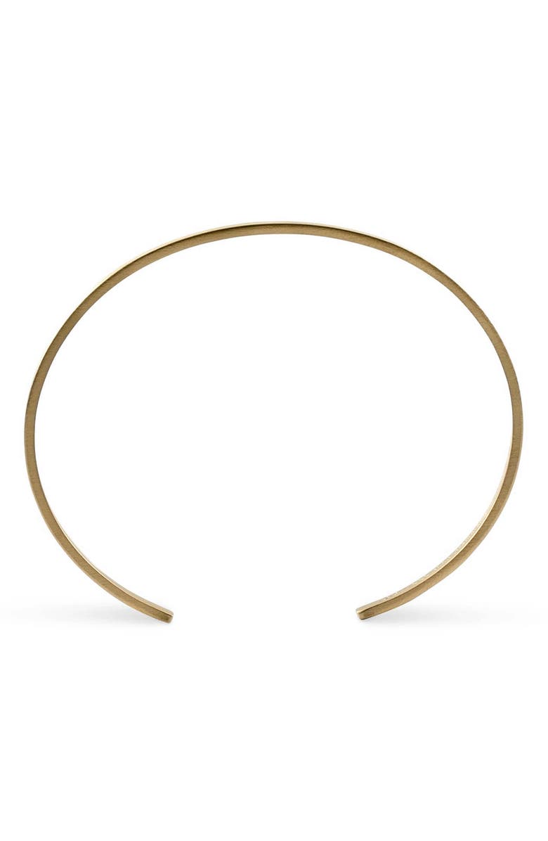le gramme 7G Polished 18K Gold Ribbon Cuff Bracelet, Alternate, color,