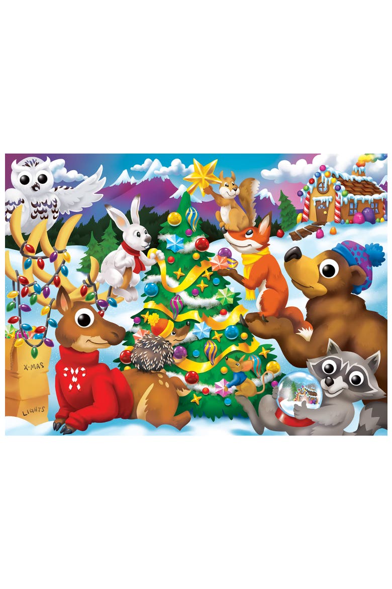 Around the Christmas Tree 48pc Puzzle, Alternate, color, Multicolor